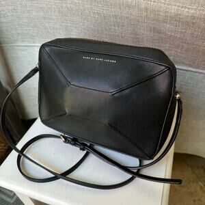 Marc by Marc Jacobs "Hands Off Alex" black leather crossbody bag